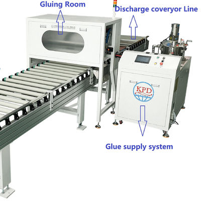 Glue-spuitmachine voor het efficiënt lamineeren van sandwichpanelen