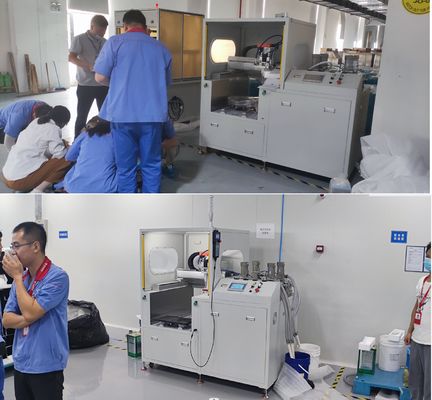 Ab Kleefmachine voor CCD Visual 2 Deel Bi-component Silicone Epoxy Polyurethane