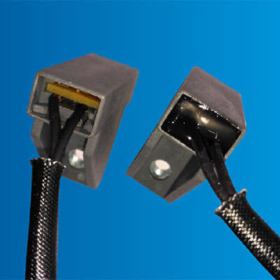 Elektronisch verpakkingsapparaat voor het afdichten van potten