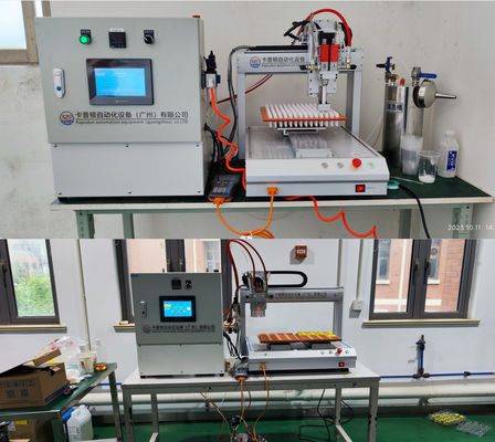 Desktop Automatic High Speed AB Glue Potting Machine voor kerncomponenten Meter Mix Pump