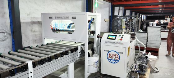 Elektronische onderdelen AB-deel PU-lijmsproeiingsmachine voor roestvrijstalen panelen