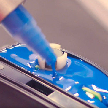 Epoxyhars- en polyurethaanmetingmengsel dispenserende machine met pompkerncomponenten