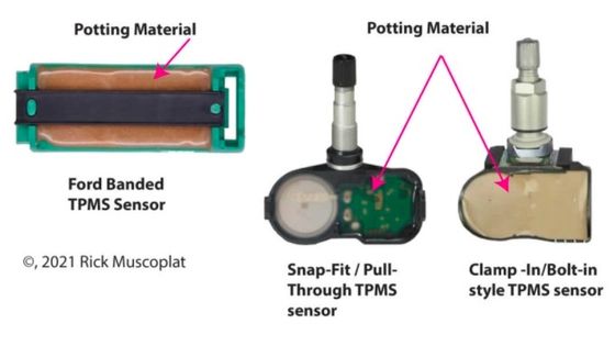 Op maat gemaakte tweecomponentenpotmachine voor elektronische onderdelen in de automobielindustrie