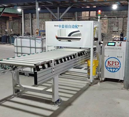 Glue-spraymachine voor isolatiecompositboard