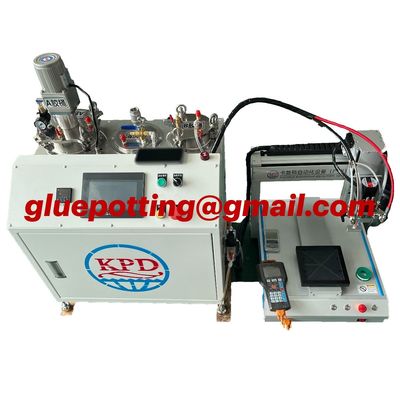 Automatische tweecomponent lijm dispenser Epoxy Silicone dispensing machine 3 Axis AB Epoxy pasta dispensing machine